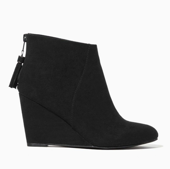 Charming Charlie Shoes - MONROE Wedge Heel Booties